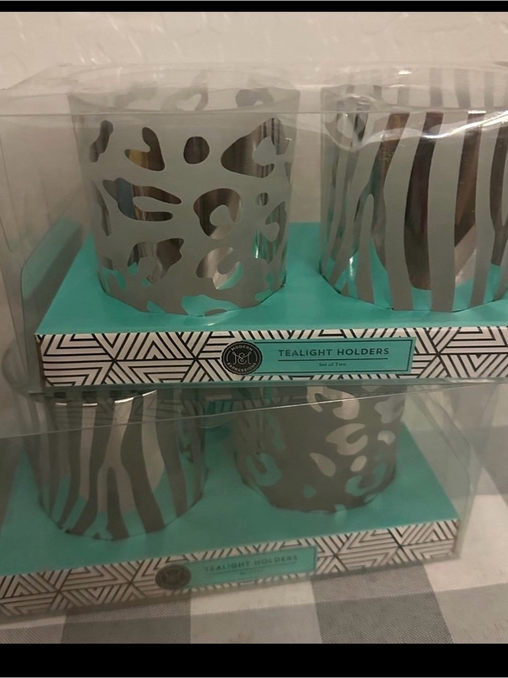 Tealight Holders Set - Silver Tealight Candle Holders